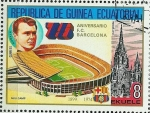 Stamps Equatorial Guinea -  75 ANIVERSARIO F.C. BARCELONA
