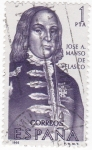 Stamps Spain -  JOSE A.MANSO DE VELASCO-