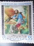 Stamps Colombia -  SAN ISIDRO LABRADOR  -  Patrono de los Campesinos