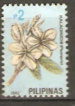 Stamps Philippines -  KALACHUCHI  ( PLUMERIS )