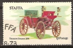 Stamps United Kingdom -  Automoviles-Thomson Steamer1896.