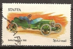 Stamps United Kingdom -  Automoviles-Isotta Fraschini 1908