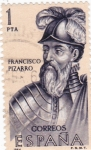 Stamps Spain -  FRANCISCO PIZARRO-