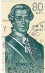 Stamps Spain -  JOSÉ DE GALVEZ-