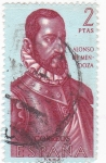 Stamps Spain -  ALONSO DE MENDOZA-