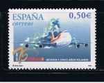 Sellos de Europa - Espa�a -  Edifil  3908  75º aniver. del primer vuelo de Iberia.  