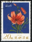 Stamps North Korea -  Flowers.  