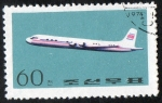 Stamps North Korea -  Civil  aviation.  