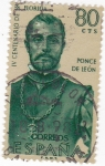 Stamps Spain -  PONCE DE LEÓN -