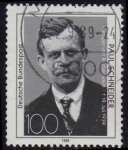 Stamps : Europe : Germany :  1989 Cincuentenario de la muerte de Paul Schneider. Martir - Ybert:1263