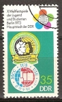 Stamps Germany -   X. Festival Mundial de la Juventud y los Estudiantes, Berlín 1973-DDR.