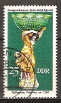 Stamps Germany -  Museo de Artes Decorativas Berlin Schloss Köpenick-DDR. 