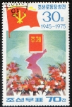 Stamps North Korea -  Labour party.  