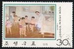 Stamps North Korea -  Paintings.  