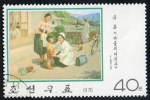 Stamps North Korea -  Paintings.  