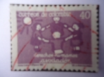 Stamps Colombia -  Derechos Humanos - Asociación