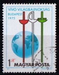 Stamps Hungary -  Esgrima