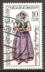 Stamps Germany -  Trajes de fiesta - sorabo (DDR).