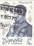 Stamps Spain -  FERNANDO VII -Reyes de España. Casa de Borbón (T)