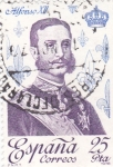 Stamps Spain -  ALFONSO XII - Reyes de España. Casa de Borbón (T)