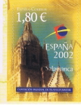 Sellos de Europa - Espa�a -  Edifil  3943 I  Exposición Mundial de Filatelia Juvenil España 2002.  Salamanca.  