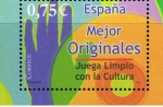 Stamps Spain -  Edifil  3949 SH  Exposición Mundial de Filatelia Juvenil España 2002.  Salamanca.   