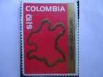 Sellos de America - Colombia -  CULTURA SINÚ - Collar - Objetos pre.colombinos.
