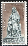 Stamps Spain -  2009-  Año Santo Compostelano. Santa Brígida de Vadstena.