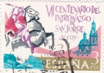 Stamps Spain -  VII C entenario del Patronazgo de San Jorge-Alcoy  (T)