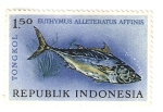 Stamps : Asia : Indonesia :  Euthymus Alleteratus Affinis