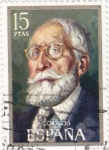 Stamps Spain -  RAMÓN MENÉNDEZ PIDAL - Centenario de Celebridades (T)