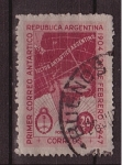 Sellos de America - Argentina -  Primer correo antartico