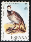 Stamps Spain -  2039- Fauna hispánica. Perdiz roja. 