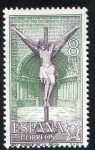 Stamps Spain -  2051- Año Santo Compostelano. Iglesia del Crucifijo , Puente de la Reina ( Navarra ).