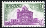 Stamps Spain -  2052- Año Santo Compostelano. Iglesia románica de Eunate ( Navarra ).