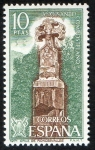 Sellos de Europa - Espa�a -  2053- Año Santo Compostelano. Cruz de Roncesvalles ( Navarra ).