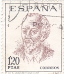Stamps Spain -  JUAN DE BETHENCOURT -Centenarios de Celebridades (T)