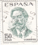 Stamps Spain -  ENRIQUE GRANADOS - Centenario de Celebridades (T)