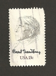 Sellos de America - Estados Unidos -  Carl Sandburg, poeta, historiador, novelista