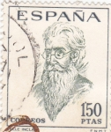 Stamps Spain -  RAMÓN MARÍA DEL VALLE INCLÁN - Literatos Españoles (T)