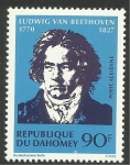 Stamps Benin -  Beethoven