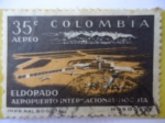 Stamps Colombia -  EL DORADO-Aeropuerto Interncional-Bogotá (Scott c356)