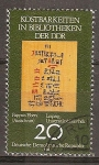 Stamps Germany -  Tesoros en las bibliotecas de DDR.