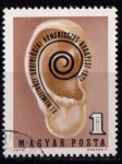 Stamps : Europe : Hungary :  congreso Audiología