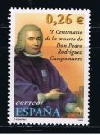 Stamps Spain -  Edifil  3960  II cente. de la muerte de Don Pedro Rodriguez Campomanes.  
