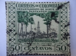 Sellos de America - Colombia -  Departamento de Norte de Santander - Petroleras del Catatumbo