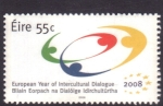 Stamps Ireland -  Año europeo de dialogo Intercultural