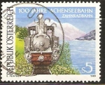 Stamps : Europe : Austria :  CENTENARIO  DE  VIA  FERREA