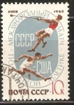 Stamps Russia -  LANZAMIENTO  DE  MARTILLO  Y  SALTO  DE  OBSTACULOS
