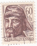 Stamps Czechoslovakia -  Donatello 1386-1466